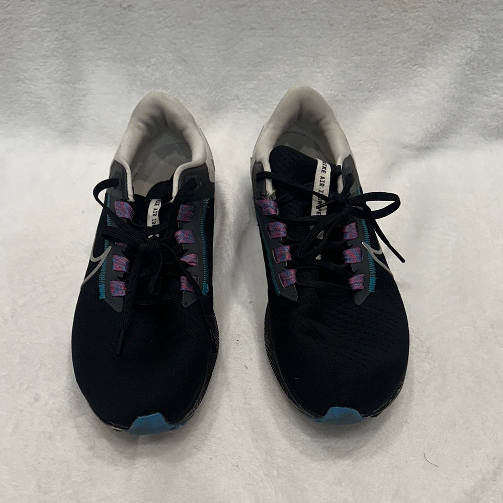 Nike Black and Blue Sneakers